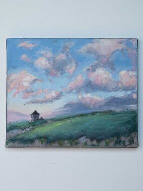 Small oil painting "Race Point " on cape Cod  8"x10"